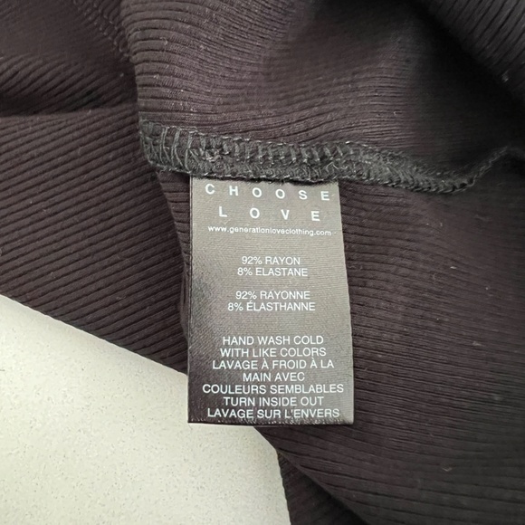 Generation Love Black Sleeveless Razor Back Rhinestone Trim Top NWT - Picture 8 of 8